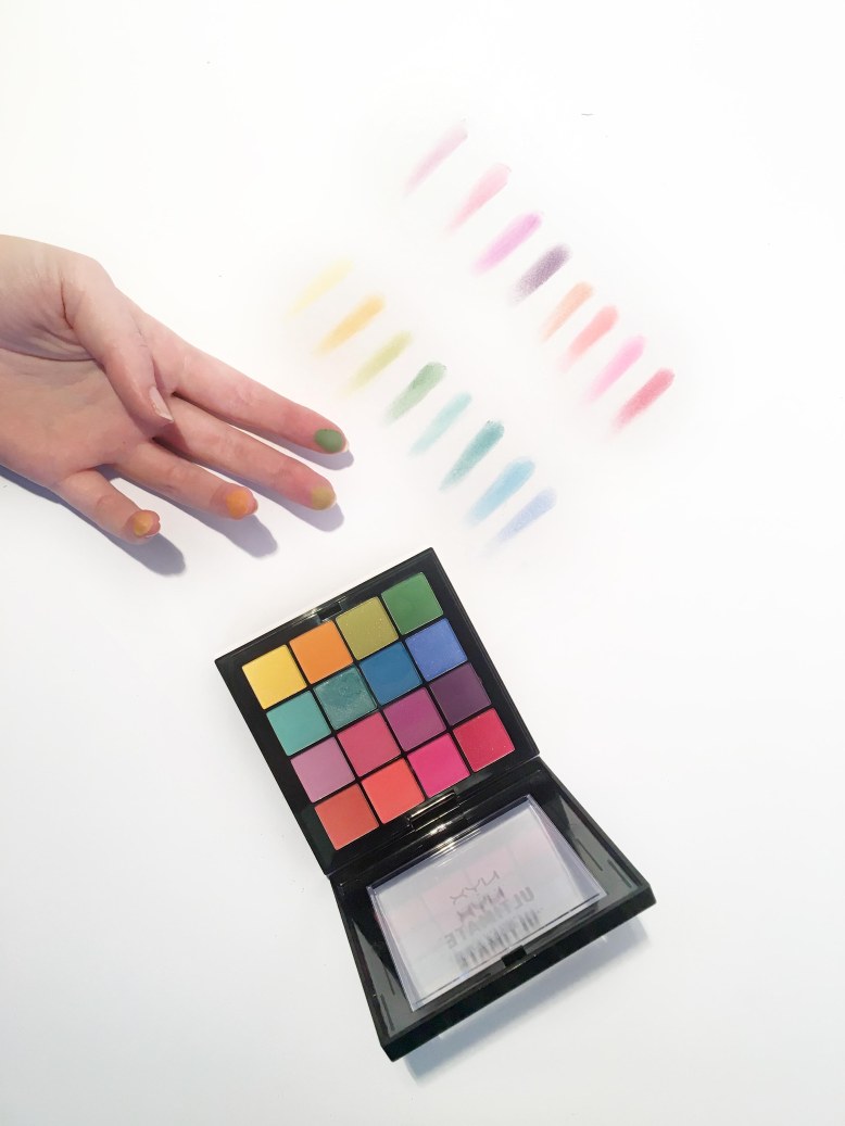Nyx Ultimate Shadow Palette Brights  Review